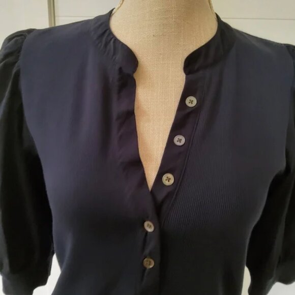 Veronica Beard Coralee Black Top Size M - Picture 6 of 7